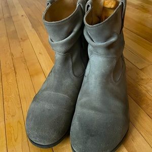 Birkenstock women Sarnia waxed suede boots eur 40 gray